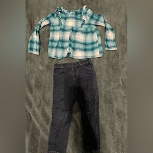 Girls’ Flannel Outfit